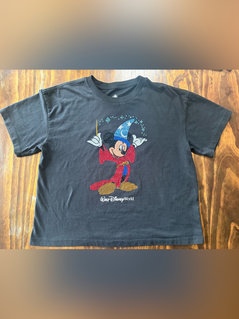 Disney Parks Sorcerer Mickey Rhinestone Tee